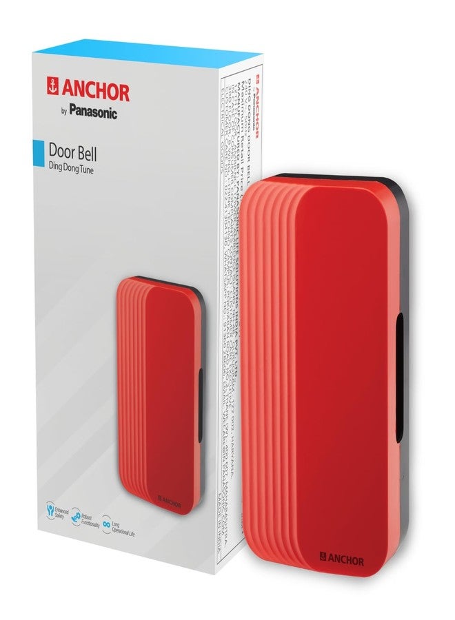 Anchor by Panasonic Ding Dong Doorbell | Calling Bell for Home | Door Bell for Office, School (38914) - Image 1